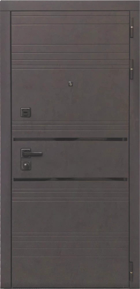 Входная дверь ДвериПРО L-43 ФЛ-700 (10мм, ясень грей) DPRO195475 внешняя сторона