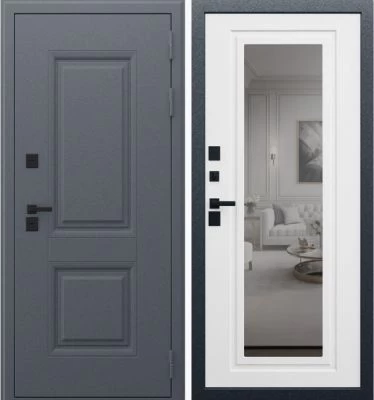 Дверь Арктика Терморазрыв 3К С Зеркалом