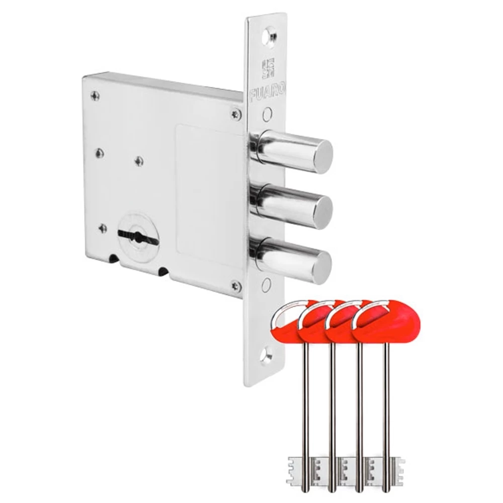 Фото Замок врезной сувальдный MDV10/S-60.00.3R14 4key