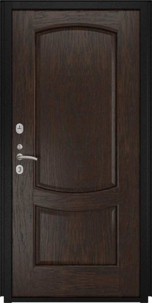 Входная дверь ДвериПРО Модель L-49 Лаура-2 (16мм, мореный дуб) DPRO197008 внутренняя сторона