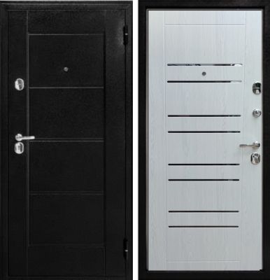 Дверь Модель 75 Царга Лиственница беленая